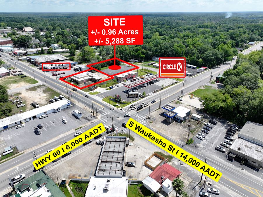 +/- 1 Acre with 5,288 SF Commercial Building – Bonifay, FL