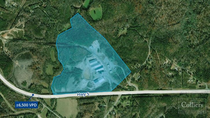 ±100 acres for Processing or Industrial Use