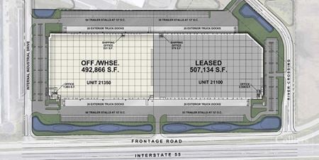 Industrial space for Rent at 21100-21350 SW Frontage Rd in Joliet