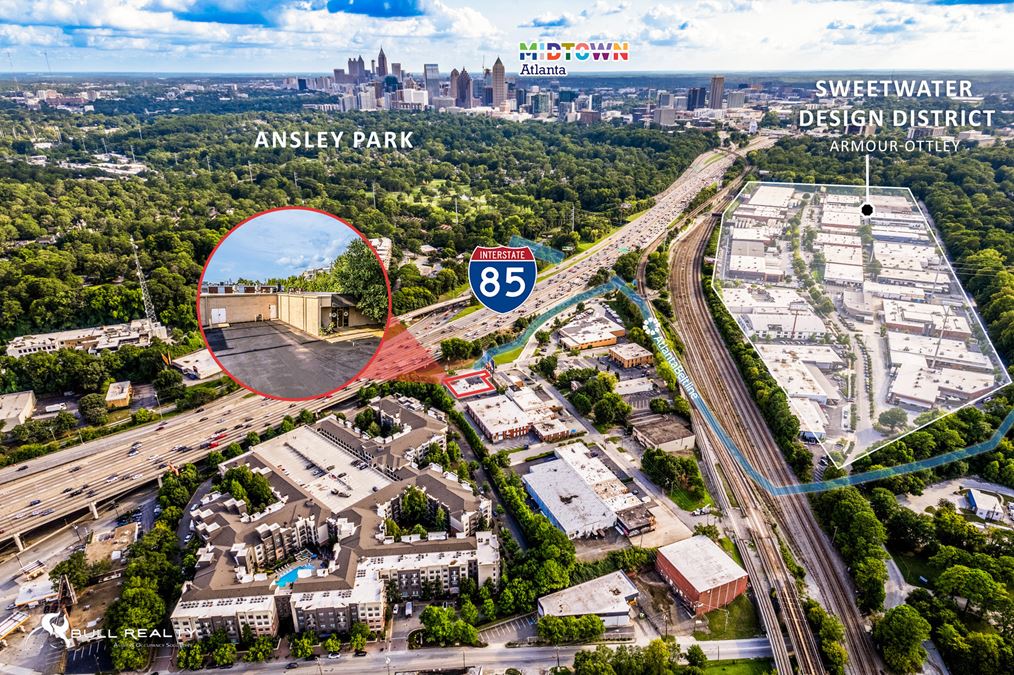 ±3,491 SF Flex Building | Restaurant-Ready | Beltline Adjacent | Armour Yards