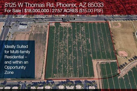 VacantLand space for Sale at 8125 W Thomas Rd in Phoenix