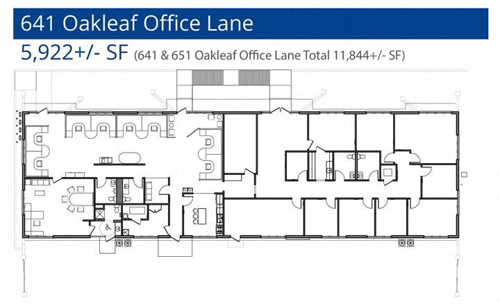 2 Buildings in Oakleaf Office Park totaling 11,844+/- SF - Near Poplar | Memphis