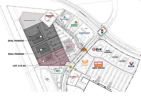 VacantLand space for Rent at Mesa Ridge Parkway and Syracuse Street - SWC in Fountain