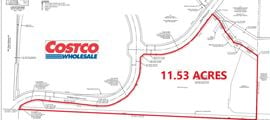FOR SALE: 2.99-11.53 AC. Lots by Costco