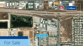 0.46 acres of vacant industrial land with M-1 zoning in the Bakersfield city limits