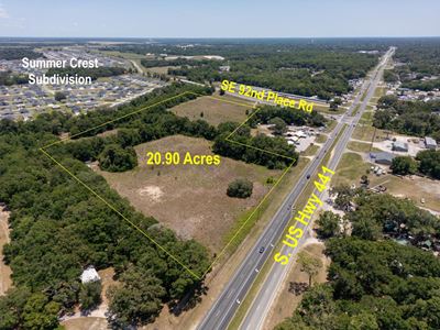 21.16 Acres on Hwy. 441, Ocala, FL. - Commercial District