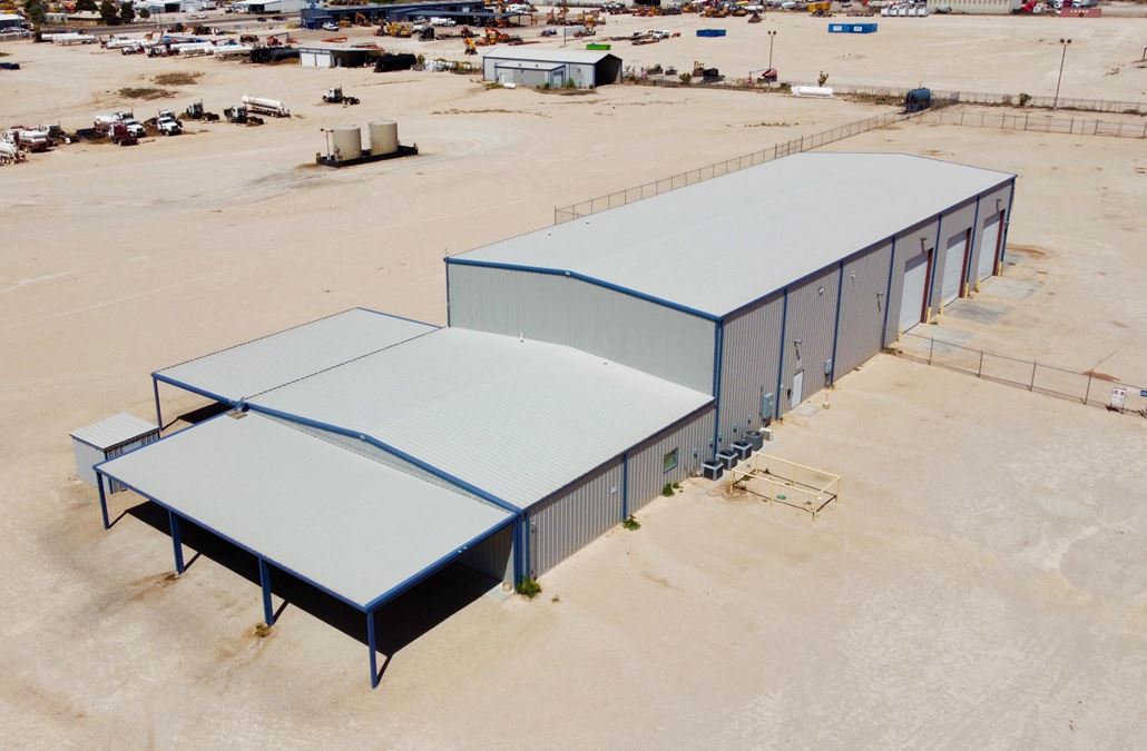 ± 14,500 SF Office/Warehouse with Fenced Yard on ± 10 Acres