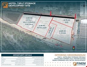 Pad 5 - Hotel/Self Storage For Sale