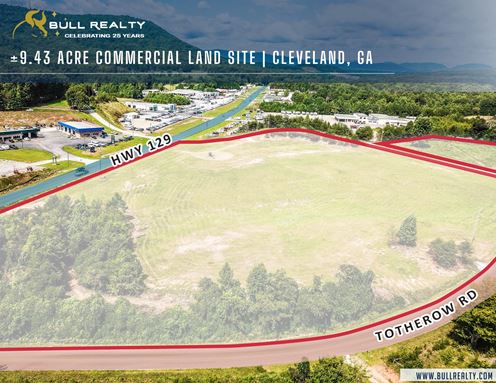 ±9.43 AC Commercial Land Site Opportunity | Cleveland, GA