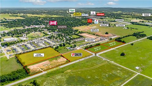 14.88 AC Tracts 2-5 Hwy 62 & S Mock St - Prairie Grove
