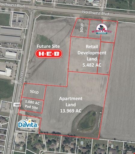 VacantLand space for Sale at Northwest Blvd & FM 1889 in Corpus Christi
