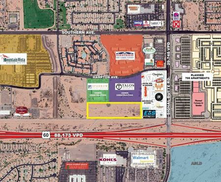 VacantLand space for Sale at NWC of US-60 & Signal Butte Road in Mesa