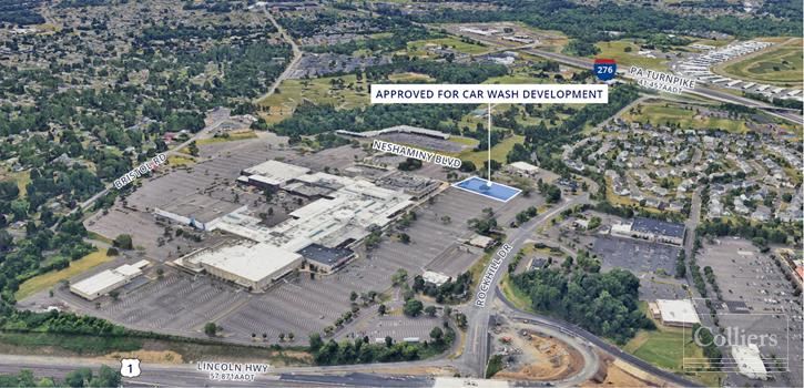 Car Wash Pad Site at Neshaminy Mall