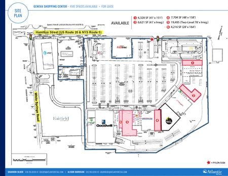 Retail space for Rent at 291-389 Hamilton Street in Geneva