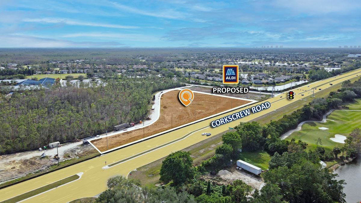 Estero Retail Pad Adjacent to Future ALDI