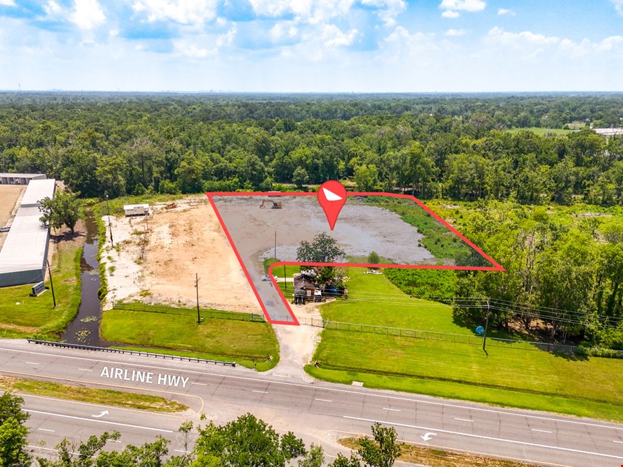 Stabilized Yard Lease, Up to 1.6 Acres along Airline Hwy