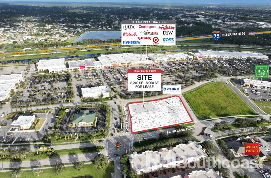 Retail Plaza 2,240 SF - 8,960 SF