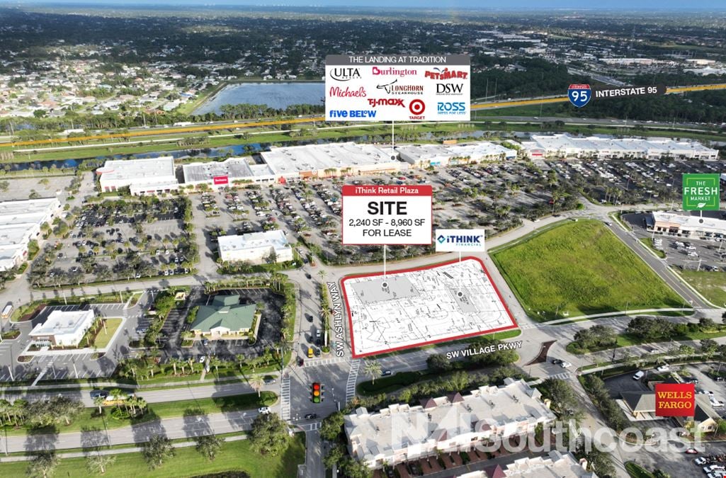 Retail Plaza 2,240 SF - 8,960 SF