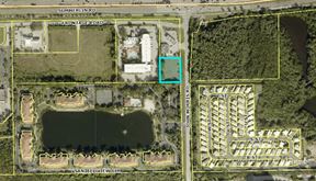 For Sale or Lease. Vacant lot off Summerlin Road in Fort Myers.