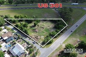 Site on US 301 with just over 1.3 Acres.