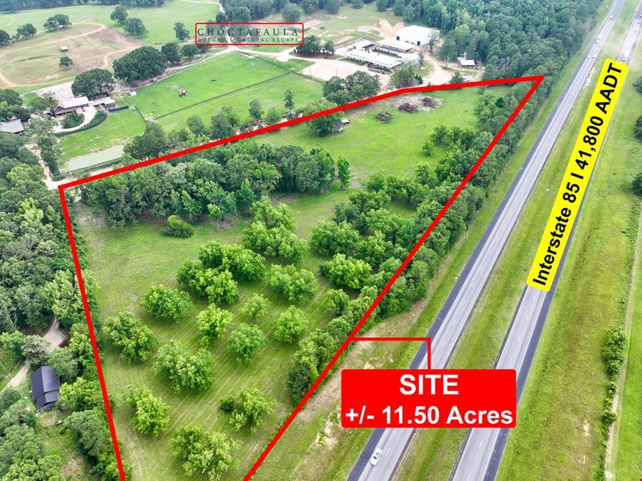 High-Exposure Land Parcel with +/- 1,340 Ft Frontage – Auburn, AL