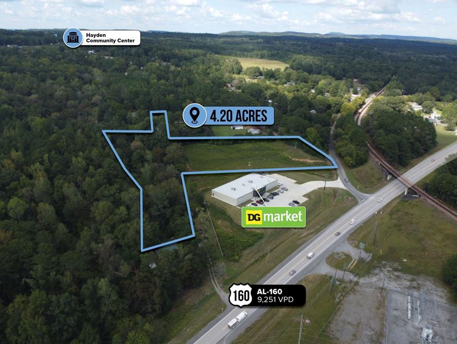 $1 Auction – 4.2 Acre Parcel | Dollar General Market Adjacent | Birmingham MSA