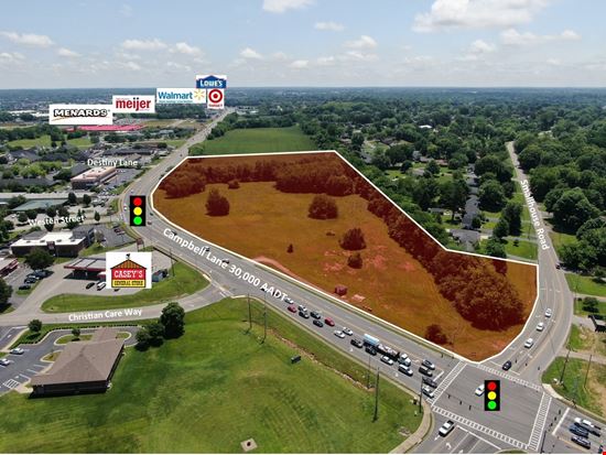Publix Campbell Lane outparcels and Inline space