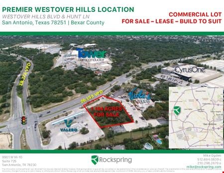 Photo of commercial space at Westover Hills Blvd in San Antonio TX