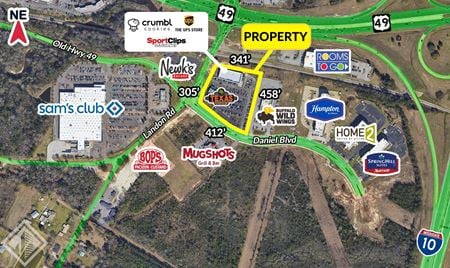 Retail space for Sale at 15520 Daniel Blvd in Gulfport
