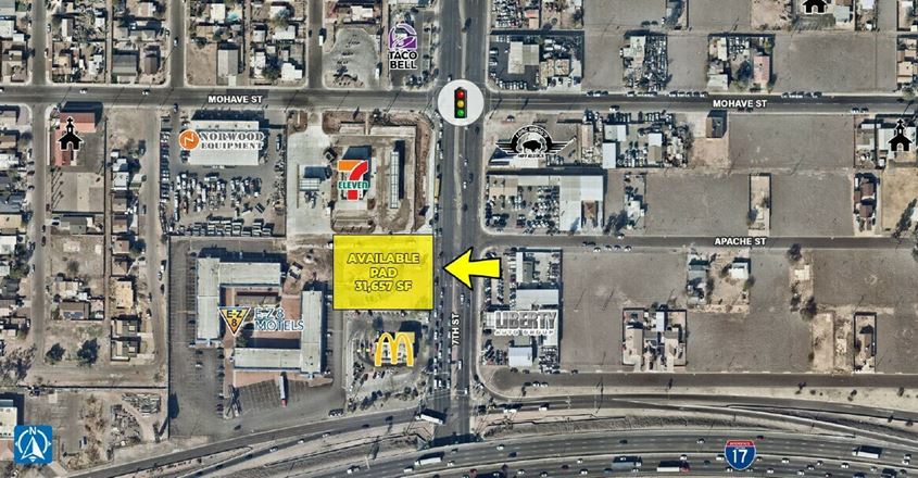 Retail space for Rent at 7th St & Mohave St | SWC in Phoenix