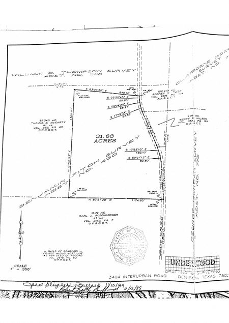 Photo of commercial space at Whitemound Rd in ETJ of Tom Bean