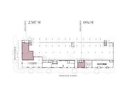 Retail space for Rent at 4560 N Tennyson Street in Denver