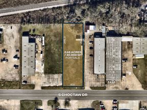 South Choctaw Industrial Land: 30,000 SF Cleared Site