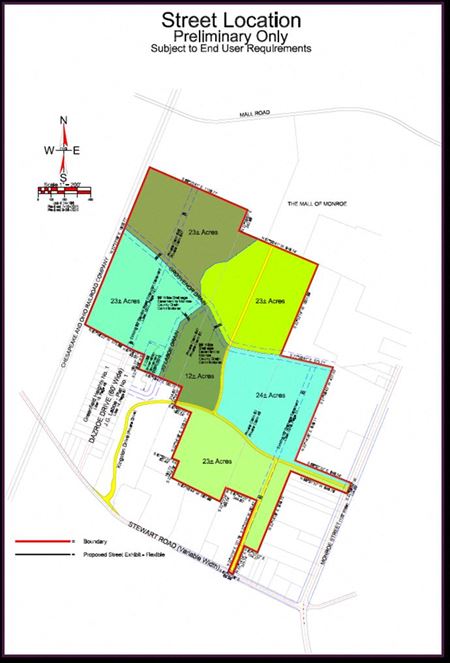 VacantLand space for Sale at 800 Stewart Road in Monroe