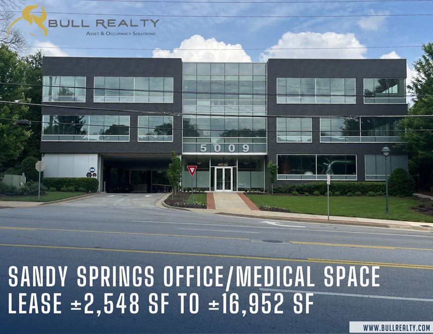 Sandy Springs Office/Medical Space | Lease ±2,548 SF to ±16,952 SF