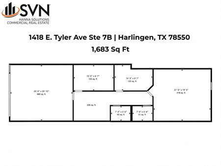 Retail space for Rent at 1418 E. Tyler Ave  Ste 7B in Harlingen