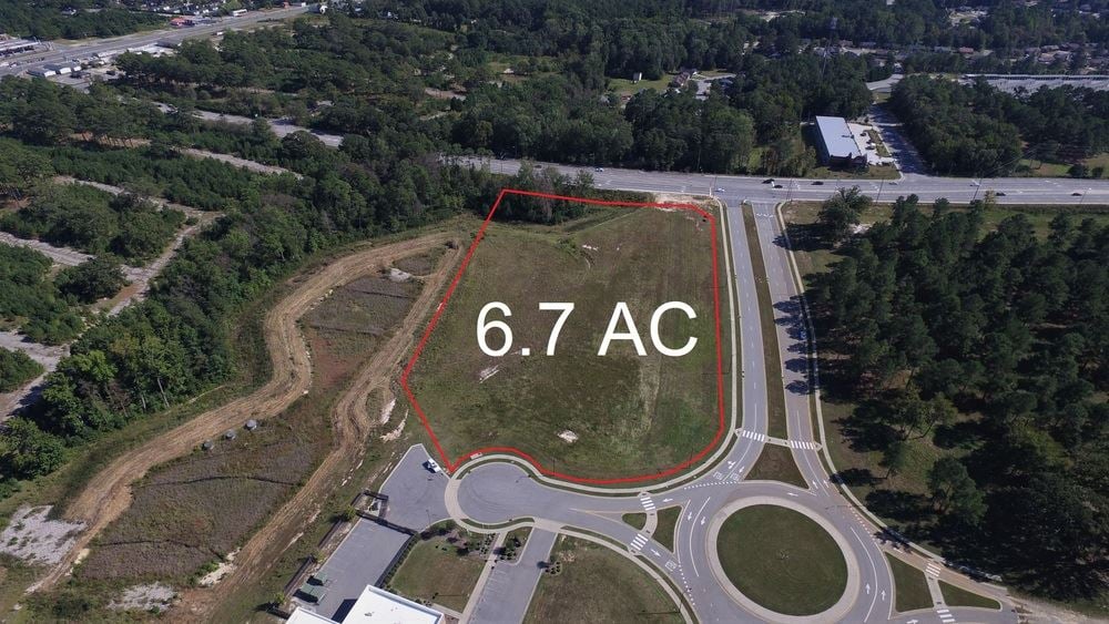 6.7 AC Corner Lot in Military Business Park