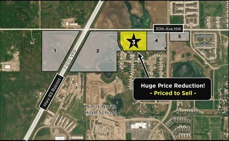 VacantLand space for Sale at Hwy 83 Bypass & 30th Ave NW in Minot