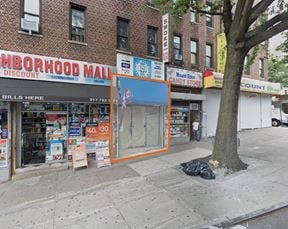 800 SF | 73 E Mt Eden Ave | Prime Location Retail Space for Lease - Bronx