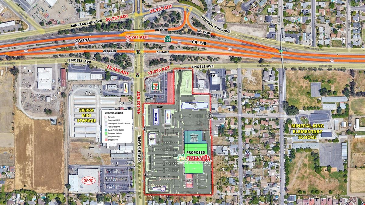 New 9.44± ac Vallarta-Anchored Shopping Center For Lease