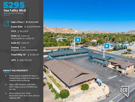 Office space for Rent at 5295 Sun Valley Blvd in Sun Valley