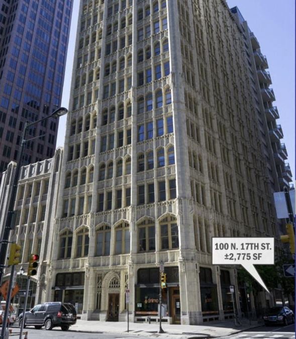 Center City Retail Space Available