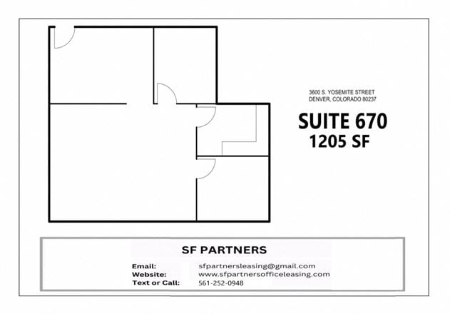 Office space for Rent at 3600 Yosemite St in Denver