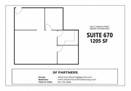 Office space for Rent at 3600 Yosemite St in Denver