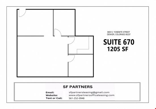 1205 SF Suite 670 Professional & Medical Office Space