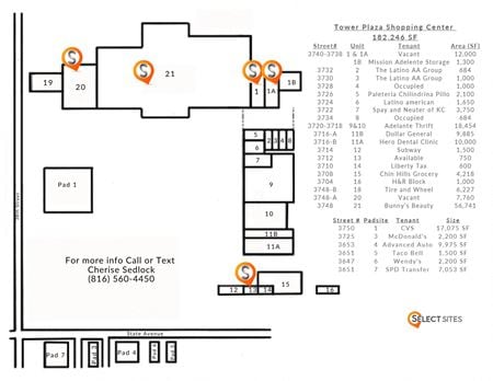 Retail space for Rent at 3702 State Avenue in Kansas City