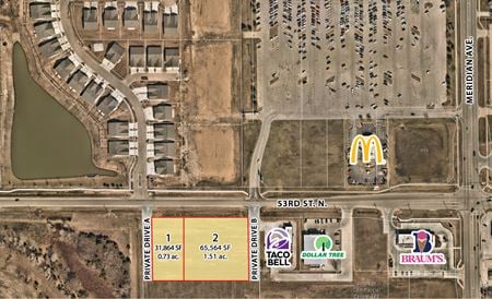 Photo of commercial space at Meridian & 53rd St. North SWc in Wichita