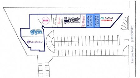 Retail space for Rent at 1607 Laurens Road in Greenville