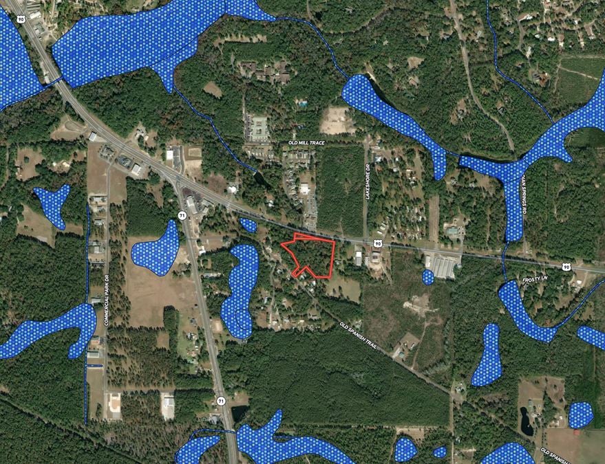 Commercial Land for Sale - 6.63 Acres on High-Traffic Hwy 90 in Marianna, FL