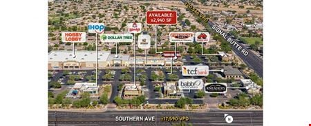 Retail space for Rent at The Shoppes at Parkwood Ranch NWC Southern Ave and Signal Butte Rd in Mesa
